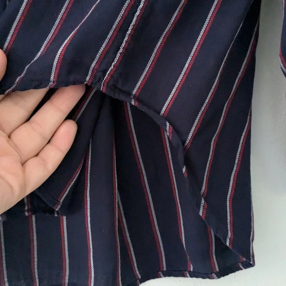 Frank & Eileen Grayson The Hero Striped Liquid Flannel - Picture 6 of 9